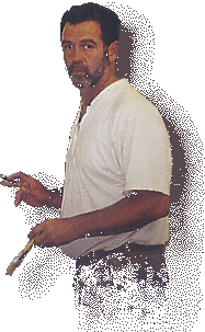 Ulrich Zeh bei der Arbeit